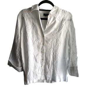 100% Linen NWT Jones New York Signature Large Petite